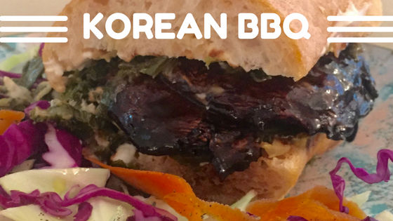 SIZZLING KOREAN BBQ PORTOBELLO BURGERS